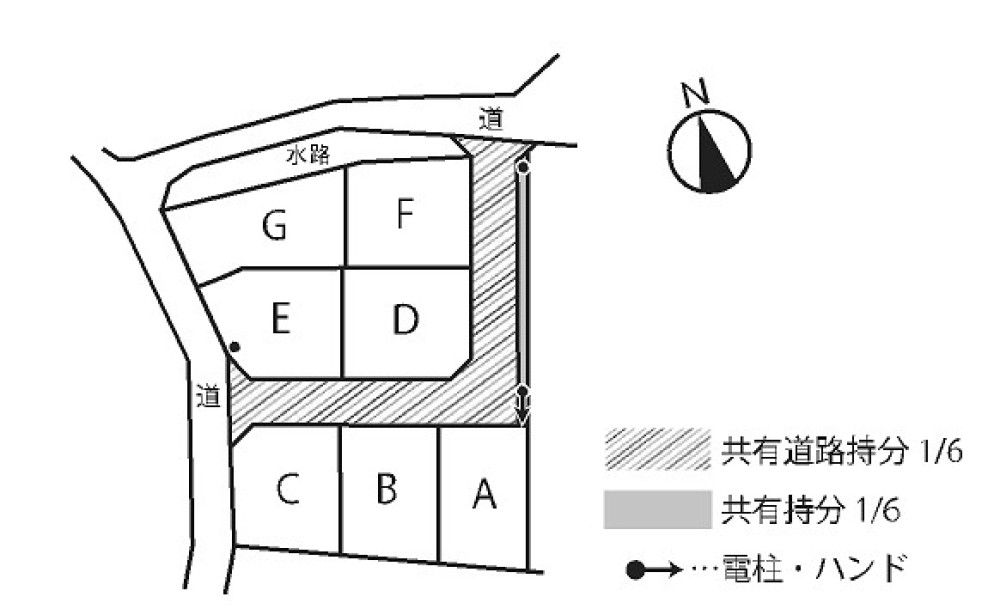 西尾市米津町　全7区画　E区画 画像1