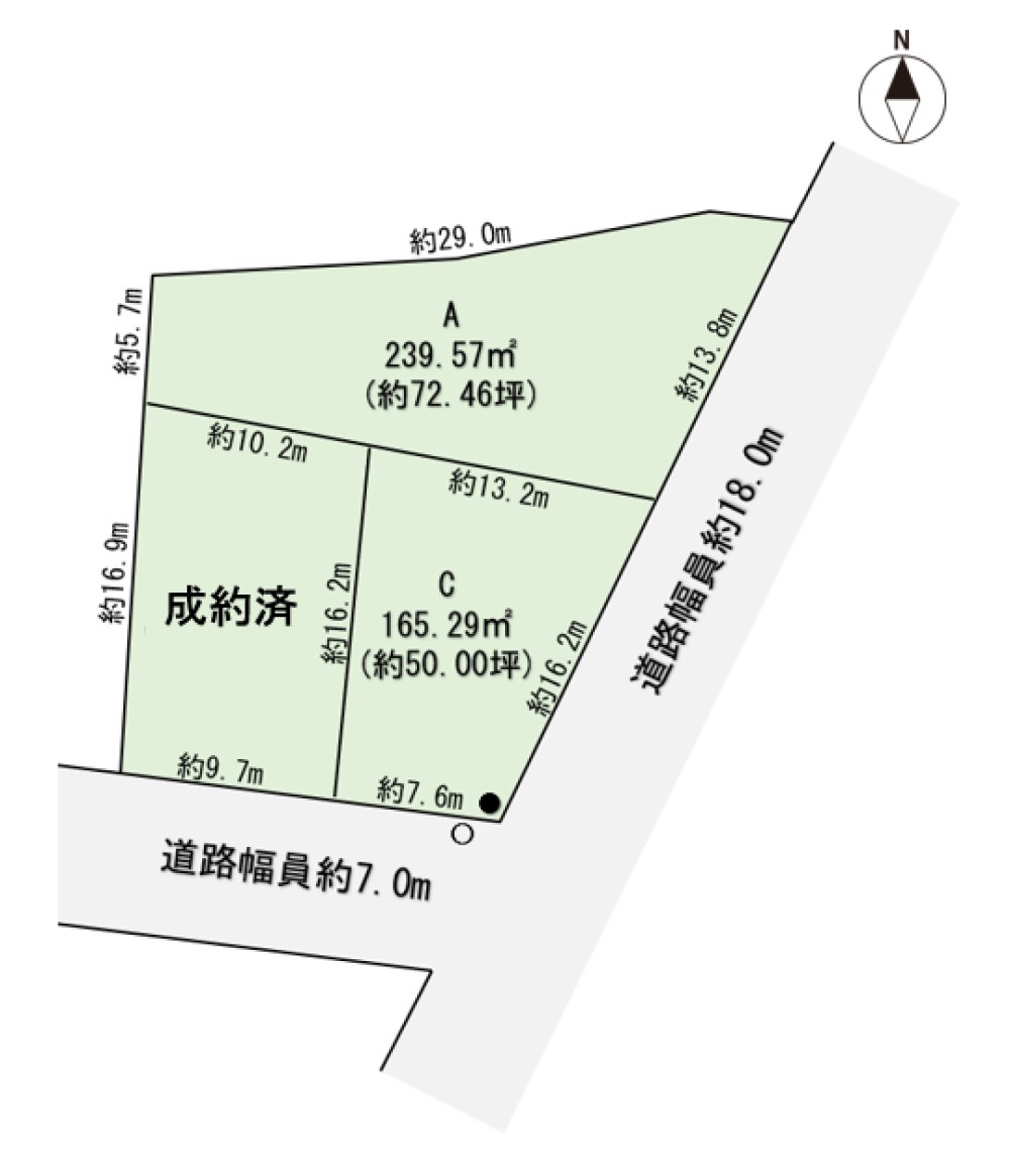 西尾市伊藤町第Ⅱ期　全3区画　C区画 画像2