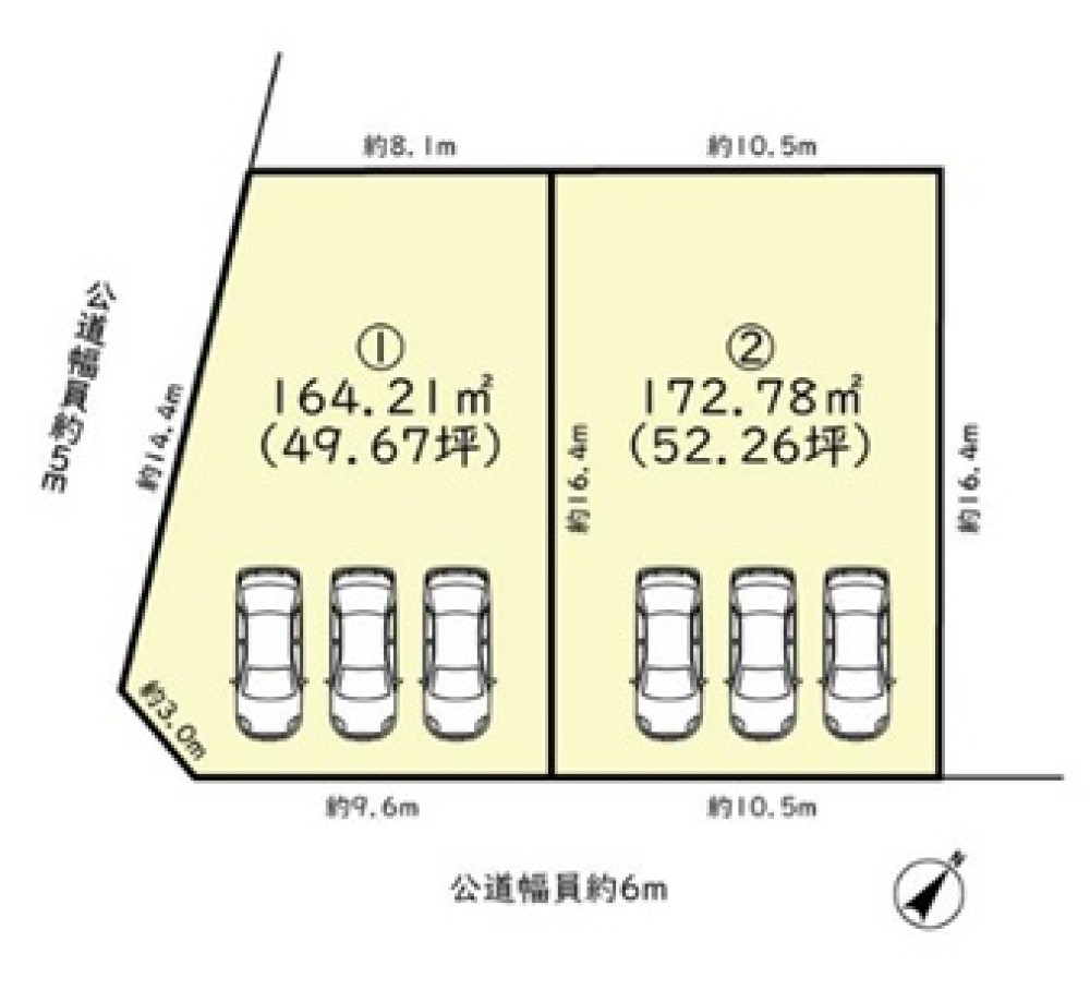 江南市前飛保町緑ケ丘　全2区画　2区画 画像1