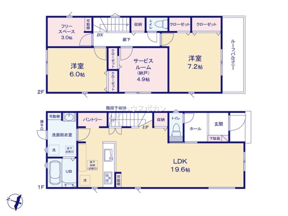 春日井市高蔵寺町六丁目第1期　全2棟　1号棟 画像2