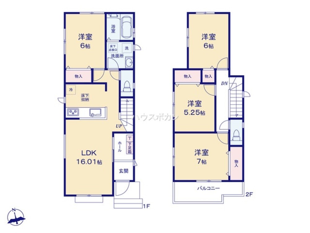 春日井市気噴町北2期　全1棟　A棟 画像4