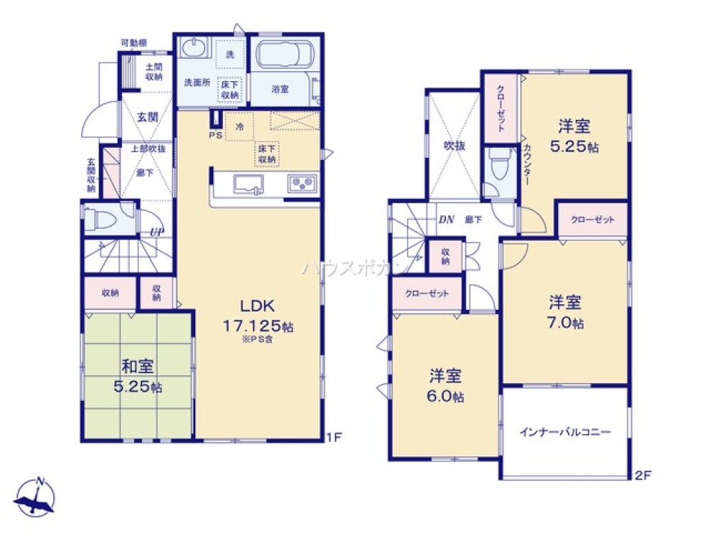 ４LDK+土間収納有り！