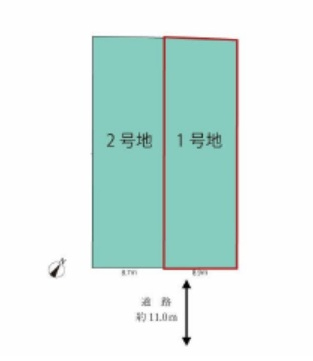 長久手市城屋敷　全2区画　1号地 画像1