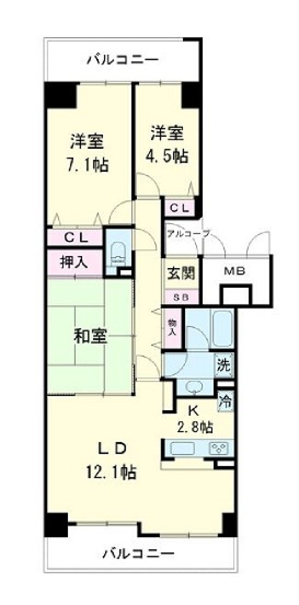 コープ野村新安城E棟 画像1