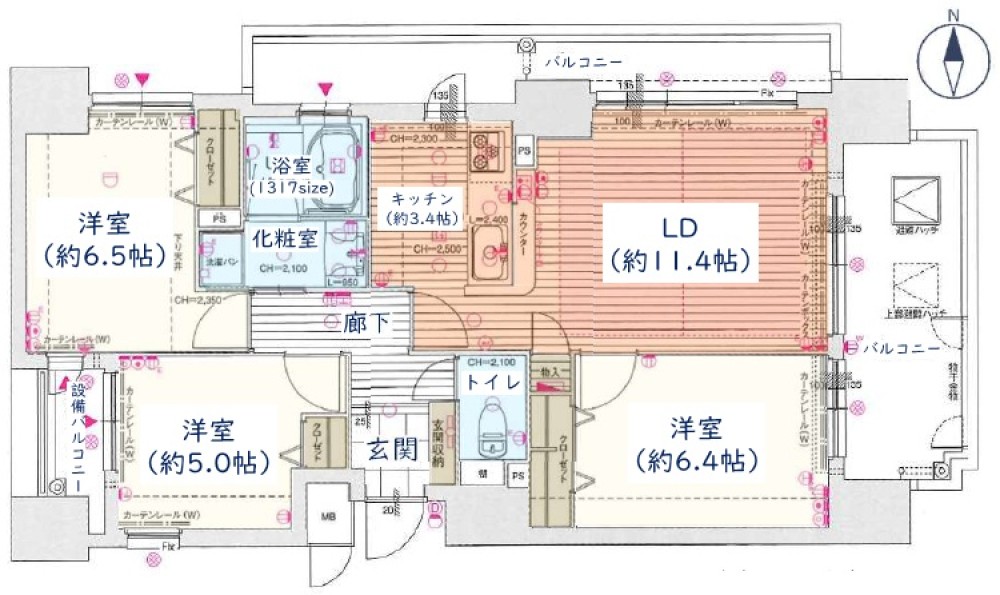 グラン・コート伏屋Ⅱ 画像1