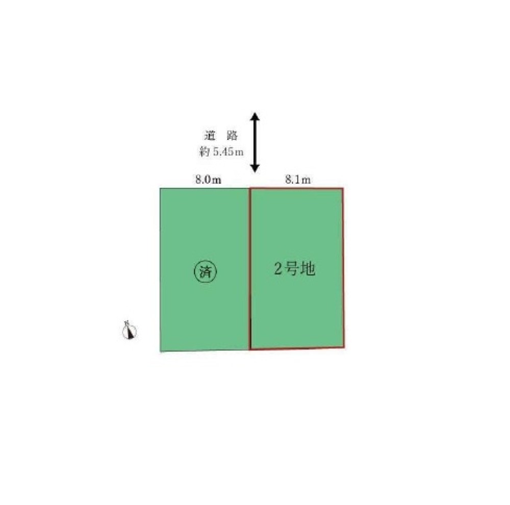 名古屋市千種区西崎町　全2区画　2号地 画像1