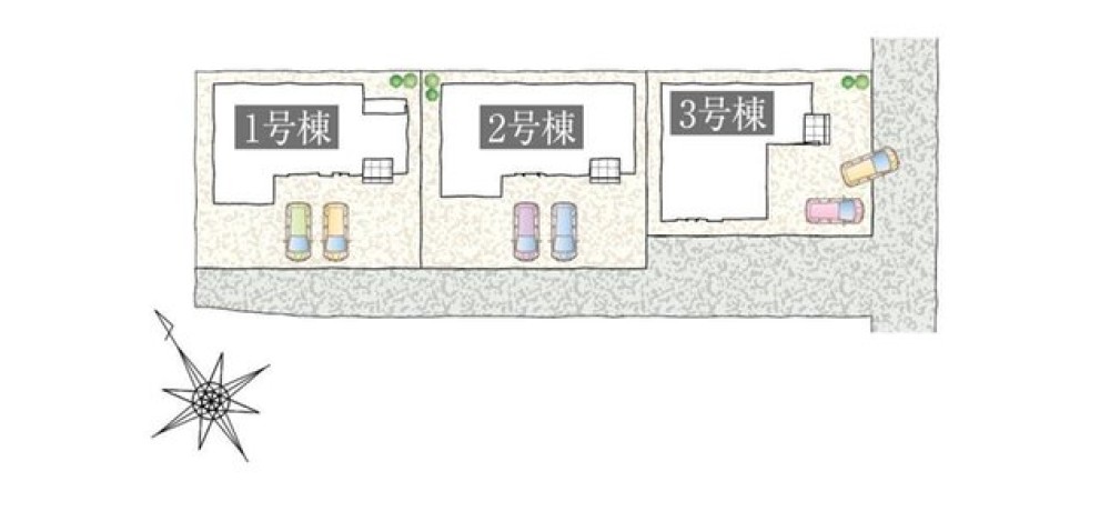 西尾市一色町　全3棟　3号棟 画像1
