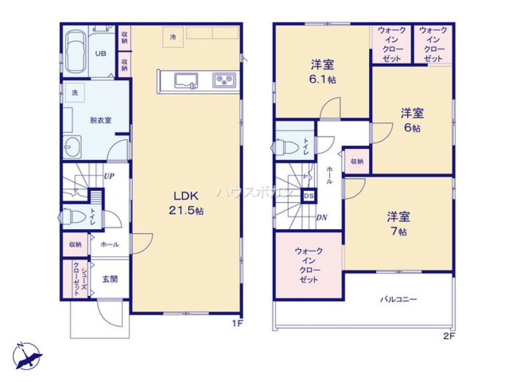 西尾市熊味町第1　全2棟　2号棟 画像2