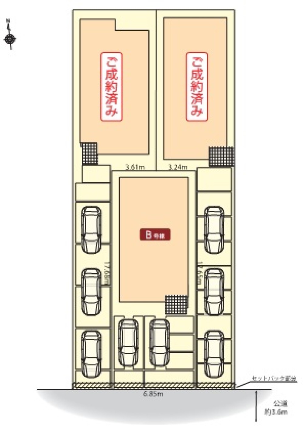 名古屋市中川区戸田四丁目　全3棟　B号棟 画像1