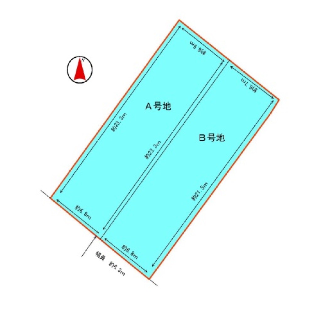 名古屋市昭和区川名町　全2区画　A号地 画像1