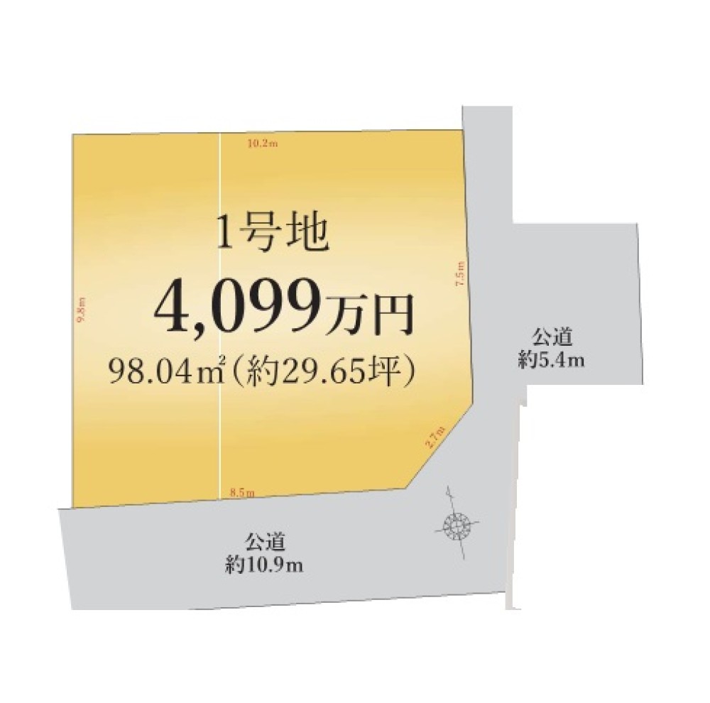名古屋市西区栄生二丁目　2期　全1区画　1号地 画像1