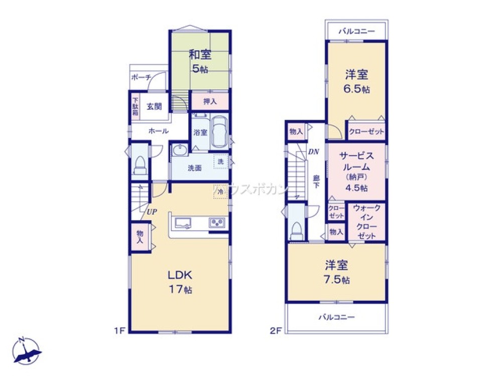 名古屋市緑区鳴丘　全2棟　1号棟 画像5