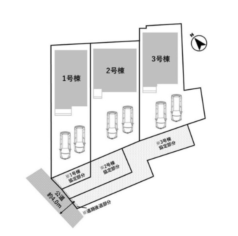 瀬戸市東郷町　全3棟　2号棟 画像1