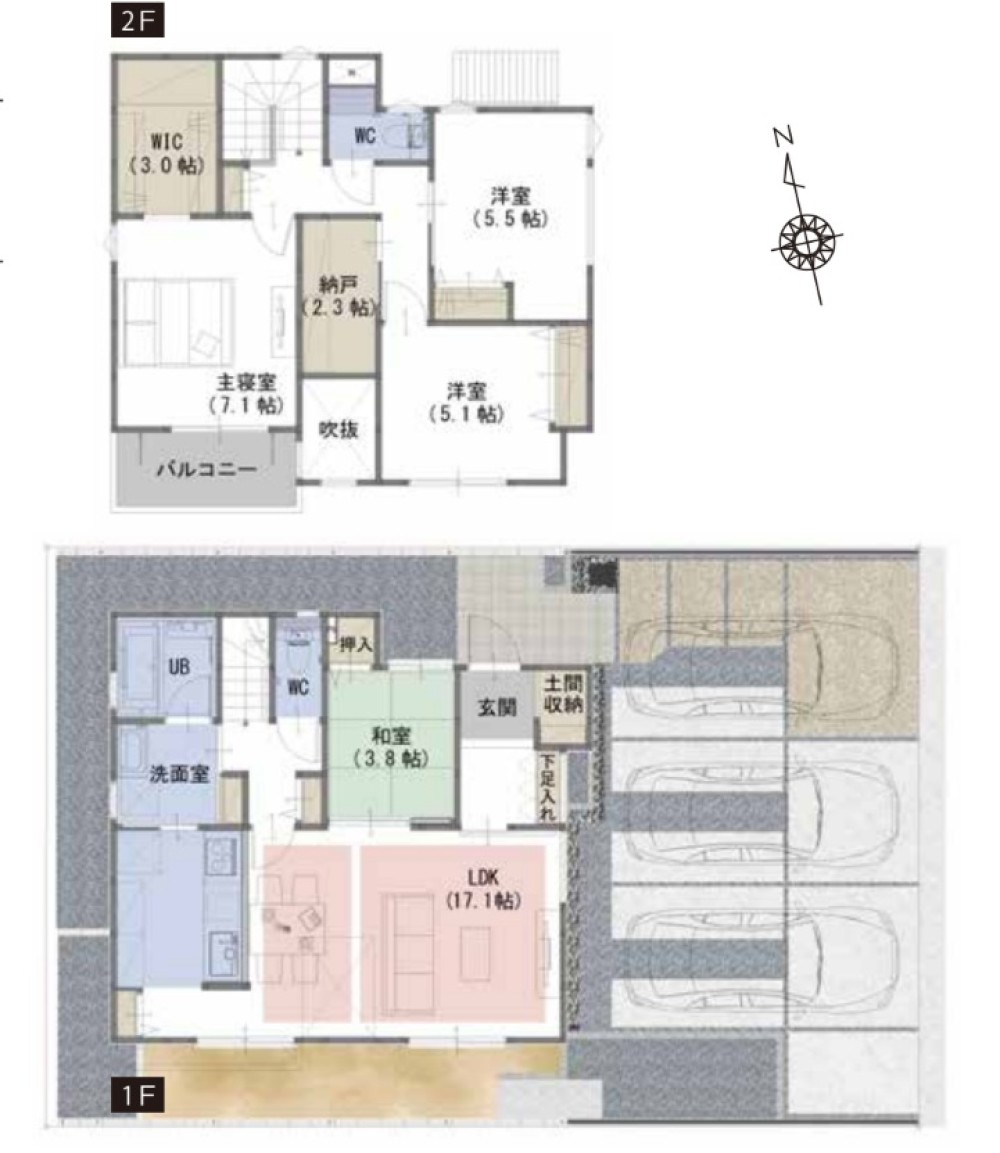 名古屋市緑区桶狭間上の山　桶狭間上の山第2期　全1棟 画像2