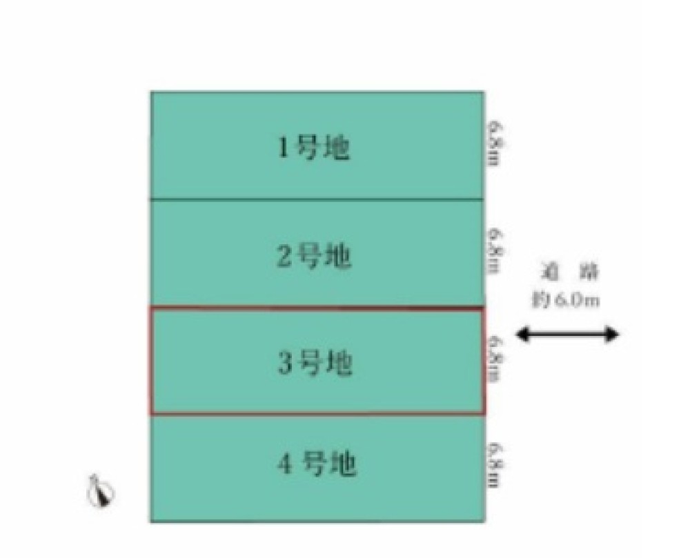 長久手市上川原　全4区画　3号地 画像1