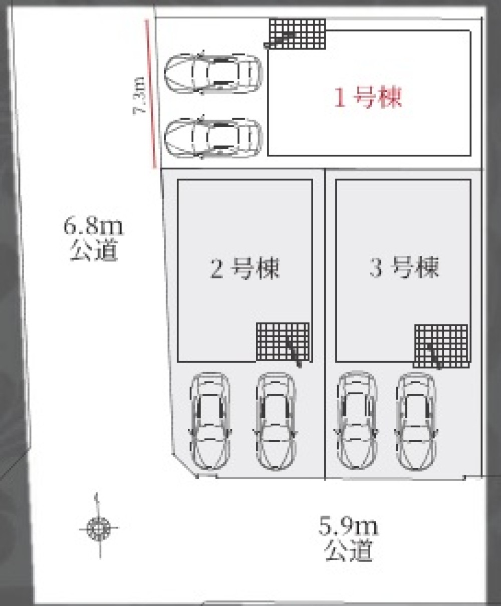 岡崎市上里　1期　全3棟　1号棟 画像1