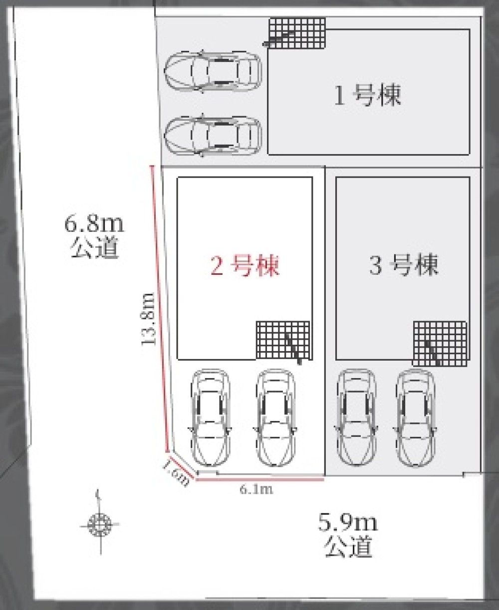 岡崎市上里　1期　全3棟　2号棟 画像1
