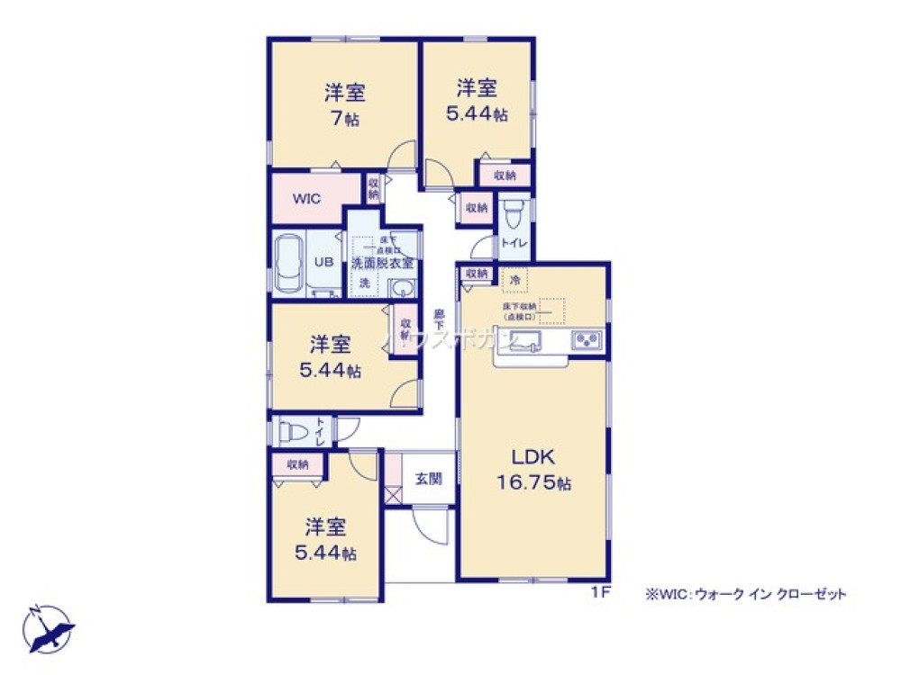 西尾市寺津町　第73　全1棟　1号棟 画像4