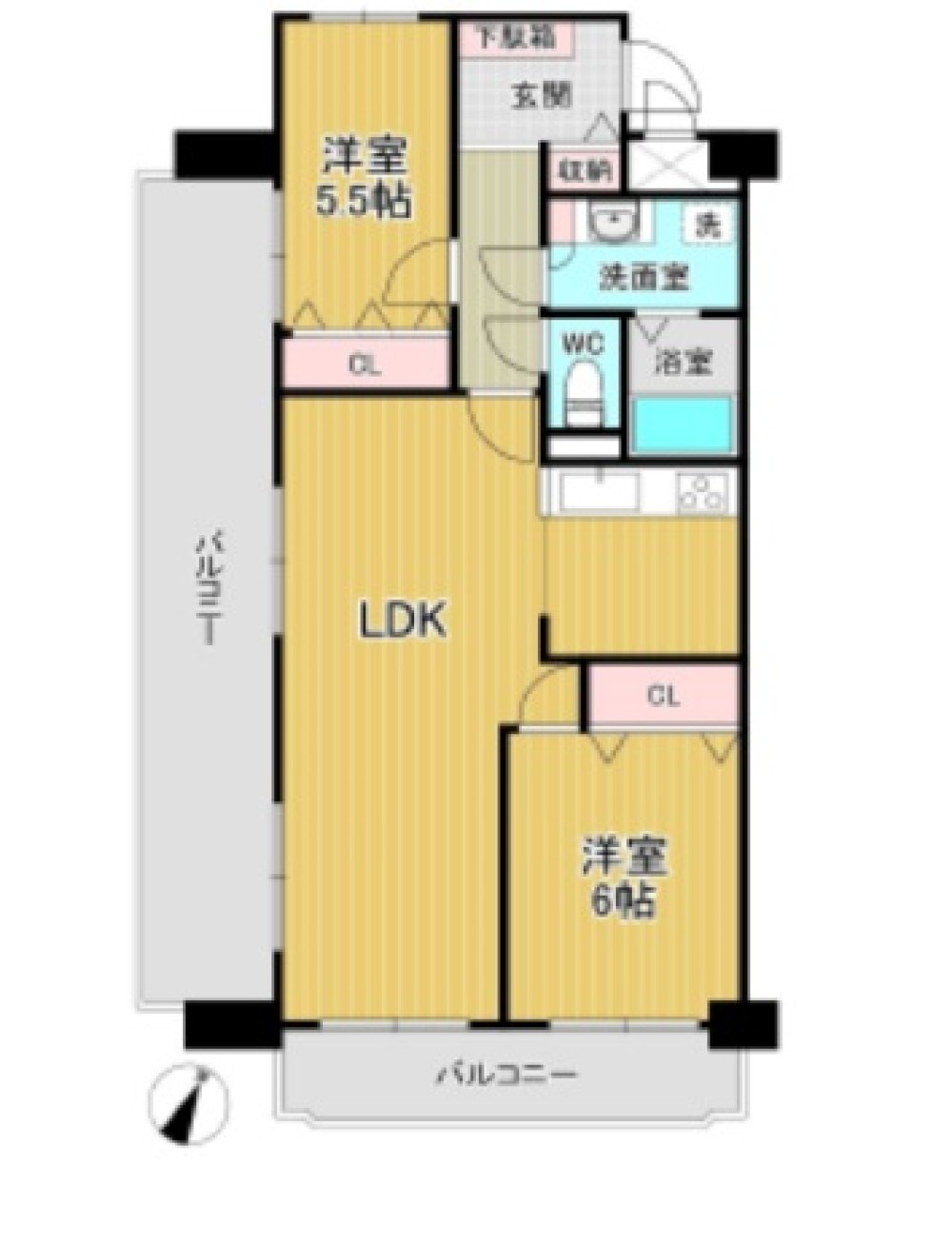 ネオハイツ森林公園　A棟 画像1