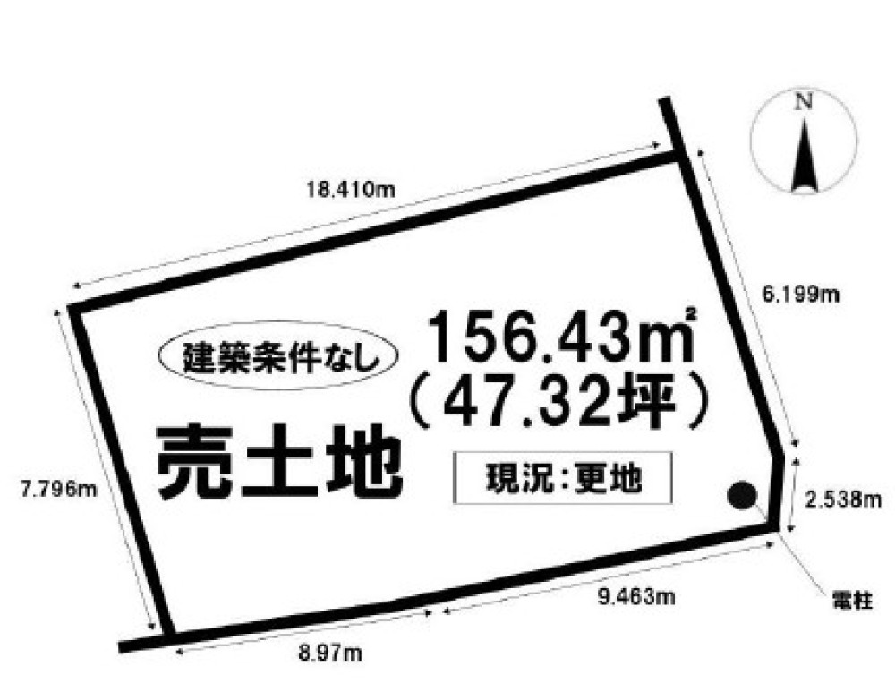 豊川市下長山町西道貝津　全3区画　3号地 画像6