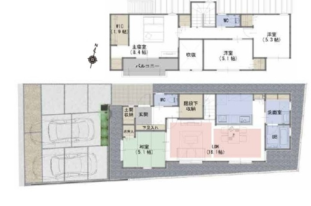 名古屋市緑区小坂　2期　限定2棟　E号棟 画像2