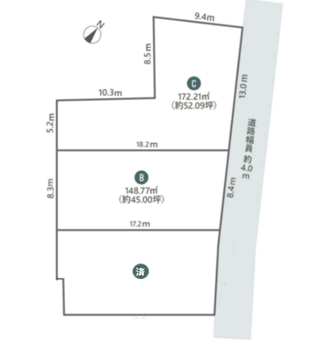 豊川市国府町　全３区画　C区画 画像2