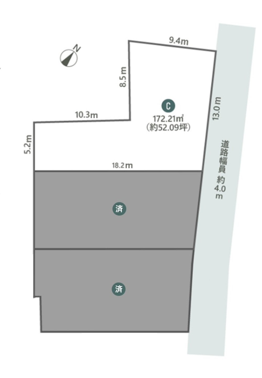 豊川市国府町　全３区画　C区画 画像2