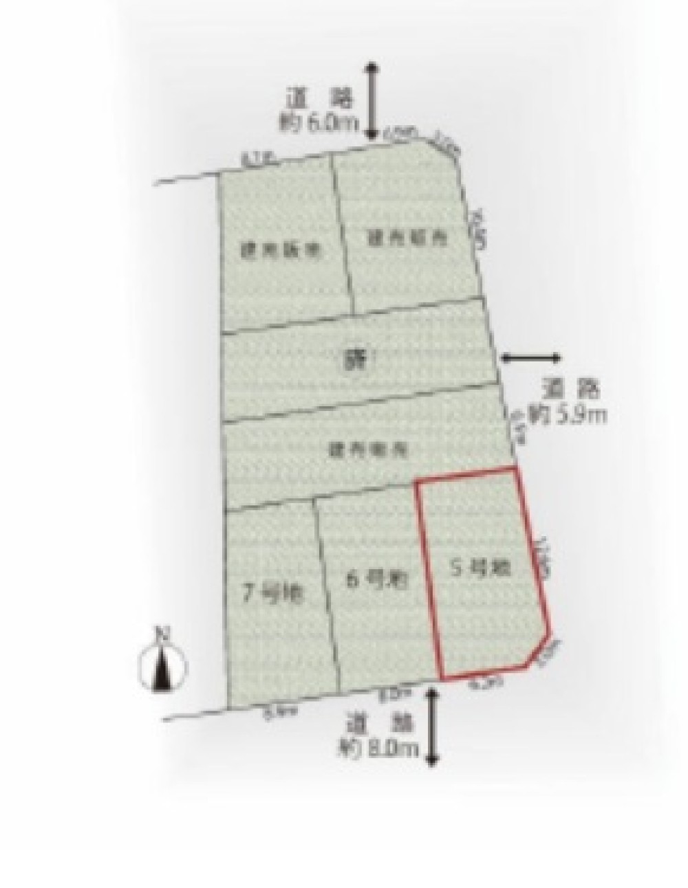 瀬戸市平町　全7区画　5号地 画像1