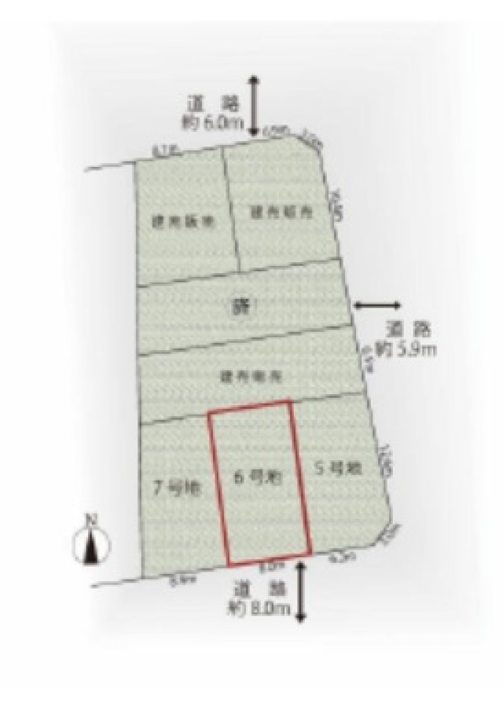 瀬戸市平町　全7区画　6号地 画像1
