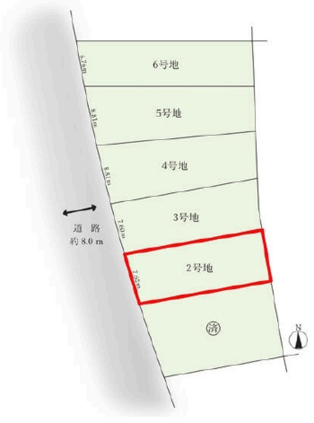 半田市乙川向田町一丁目　全6区画　2号地 画像1