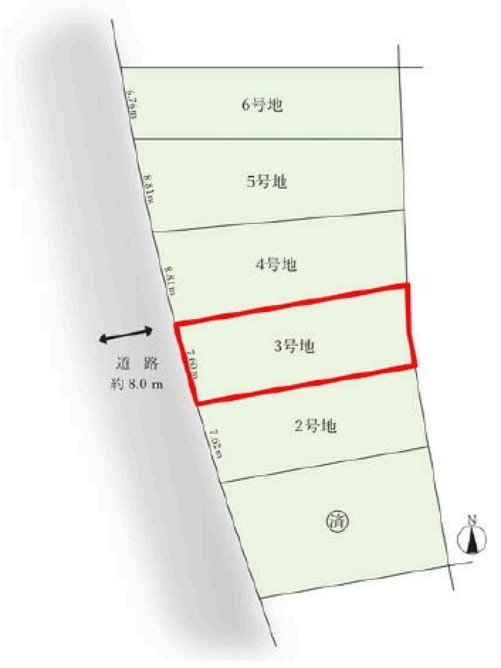 半田市乙川向田町一丁目　全6区画　3号地 画像1