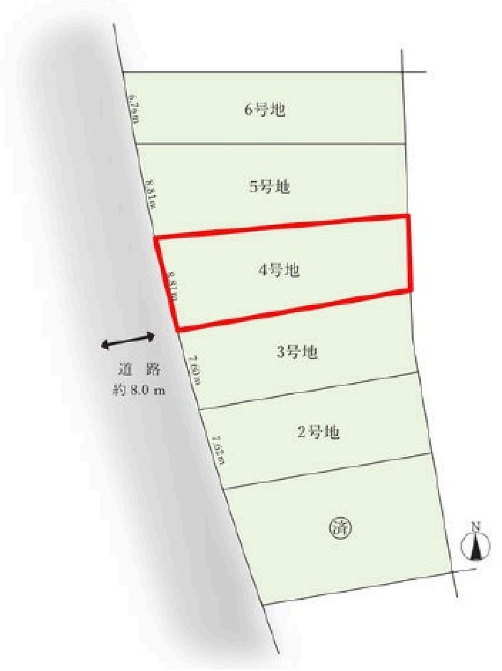 半田市乙川向田町一丁目　全6区画　4号地 画像1