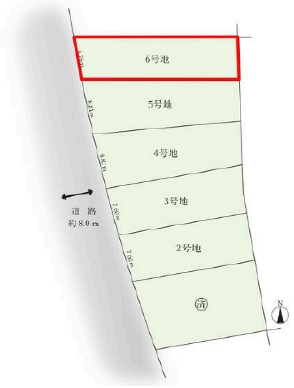 半田市乙川向田町一丁目　全6区画　6号地 画像1