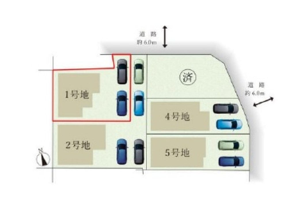 東海市荒尾町　18期　5区画　1号棟 画像1