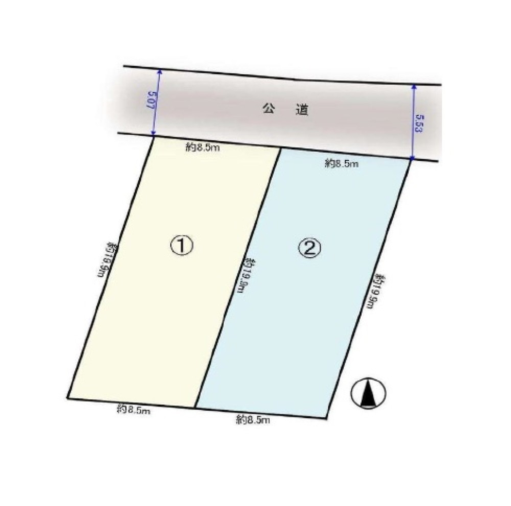 瀬戸市山口町　全2区画　1号地 画像1