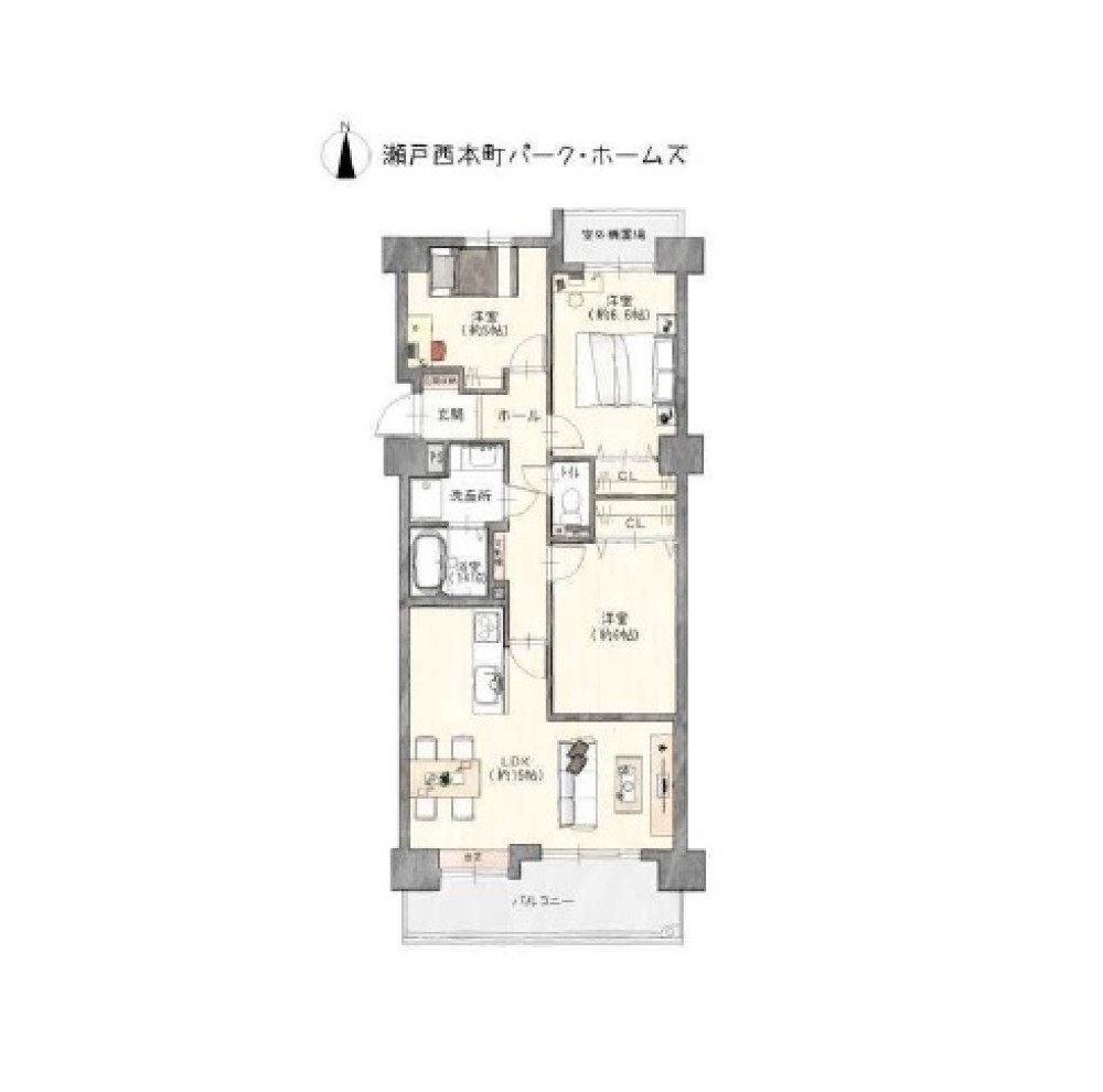 瀬戸西本町パーク・ホームズ 画像1