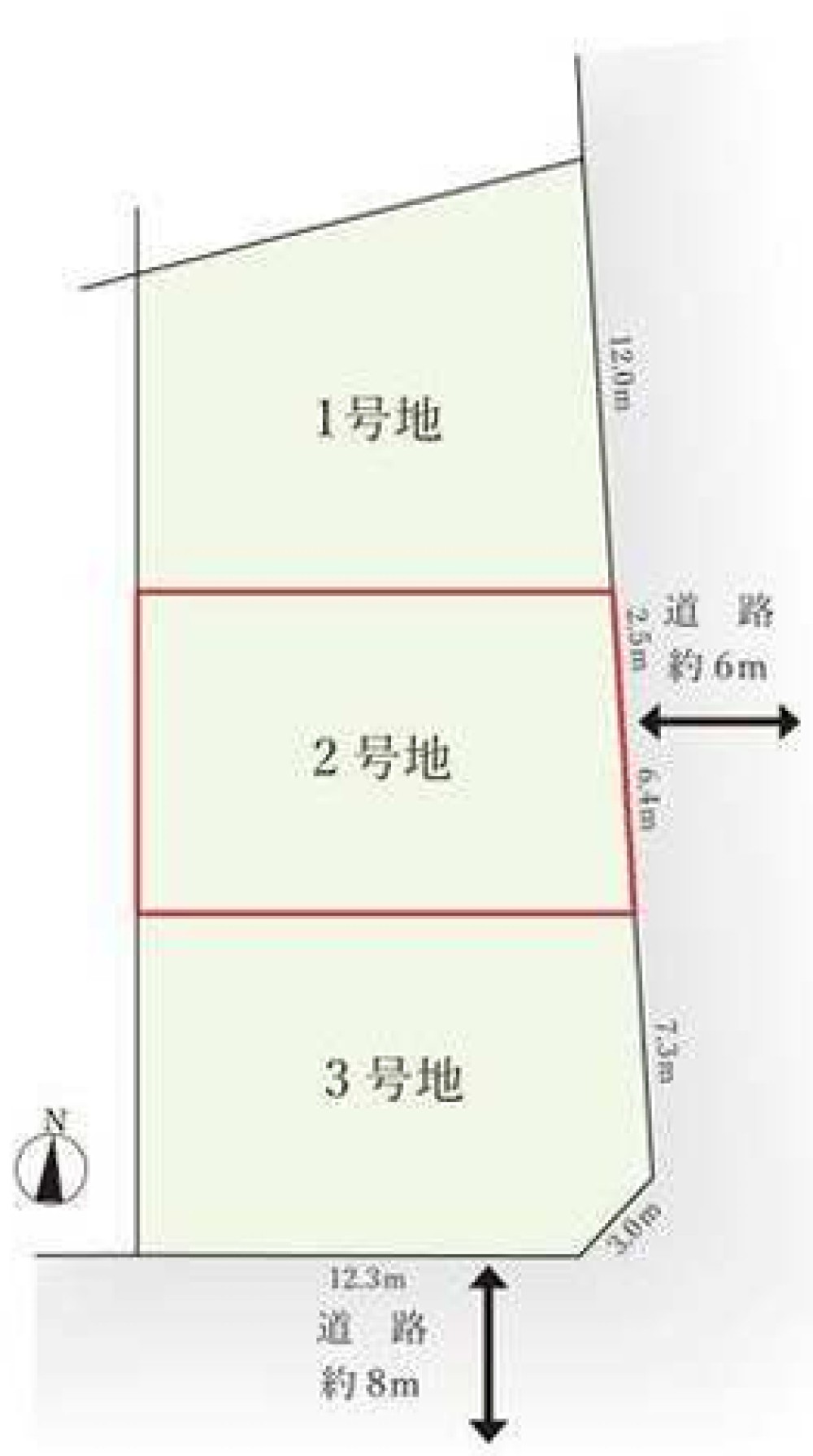 刈谷市稲場町五丁目　全3区画　2号地 画像1