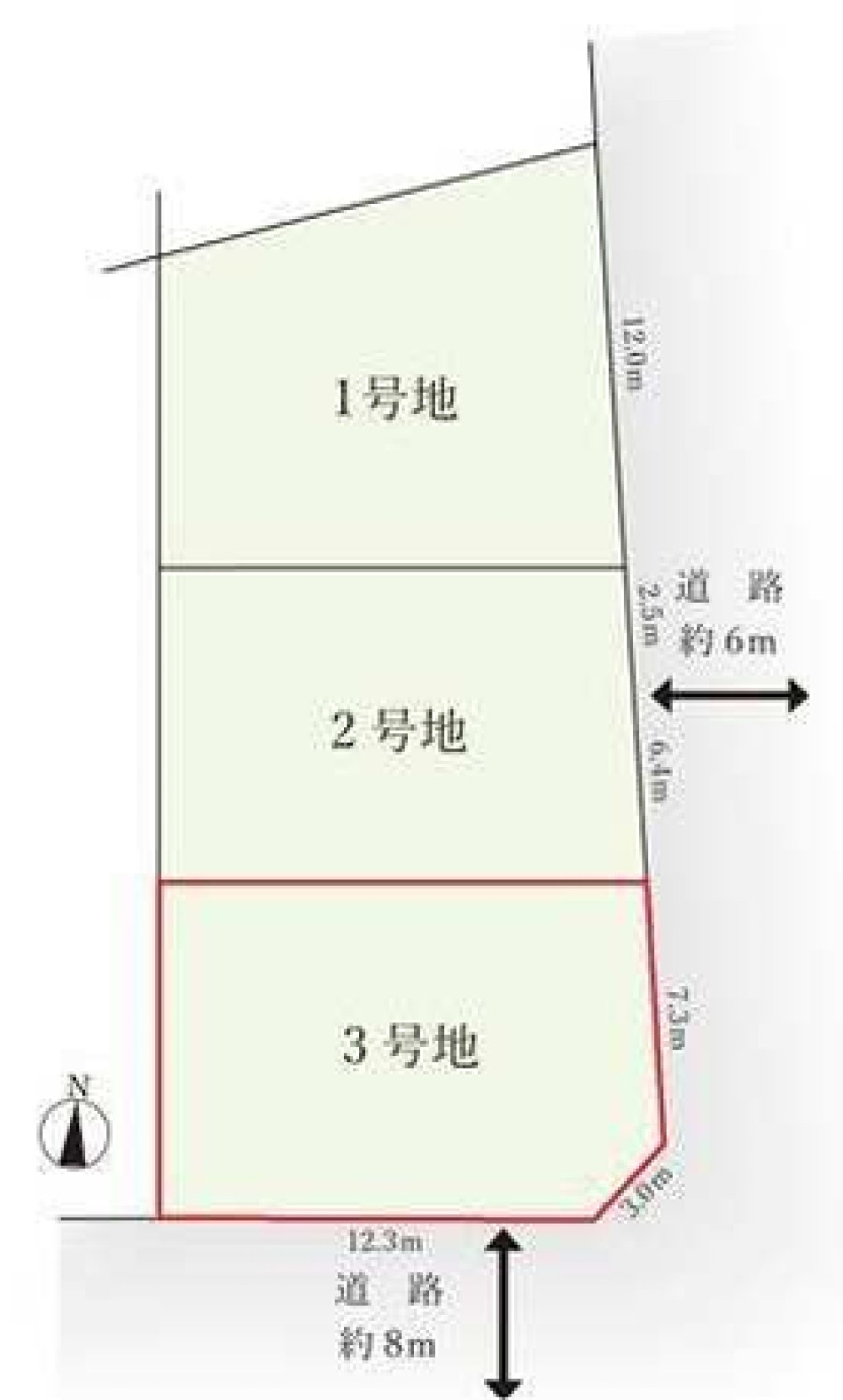 刈谷市稲場町五丁目　全3区画　3号地 画像1