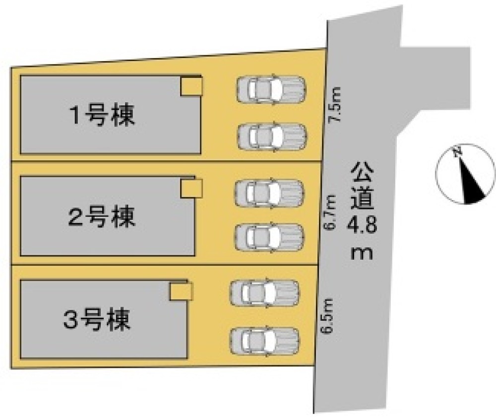 一宮市木曽川町里小牧　全3棟　1号棟 画像1