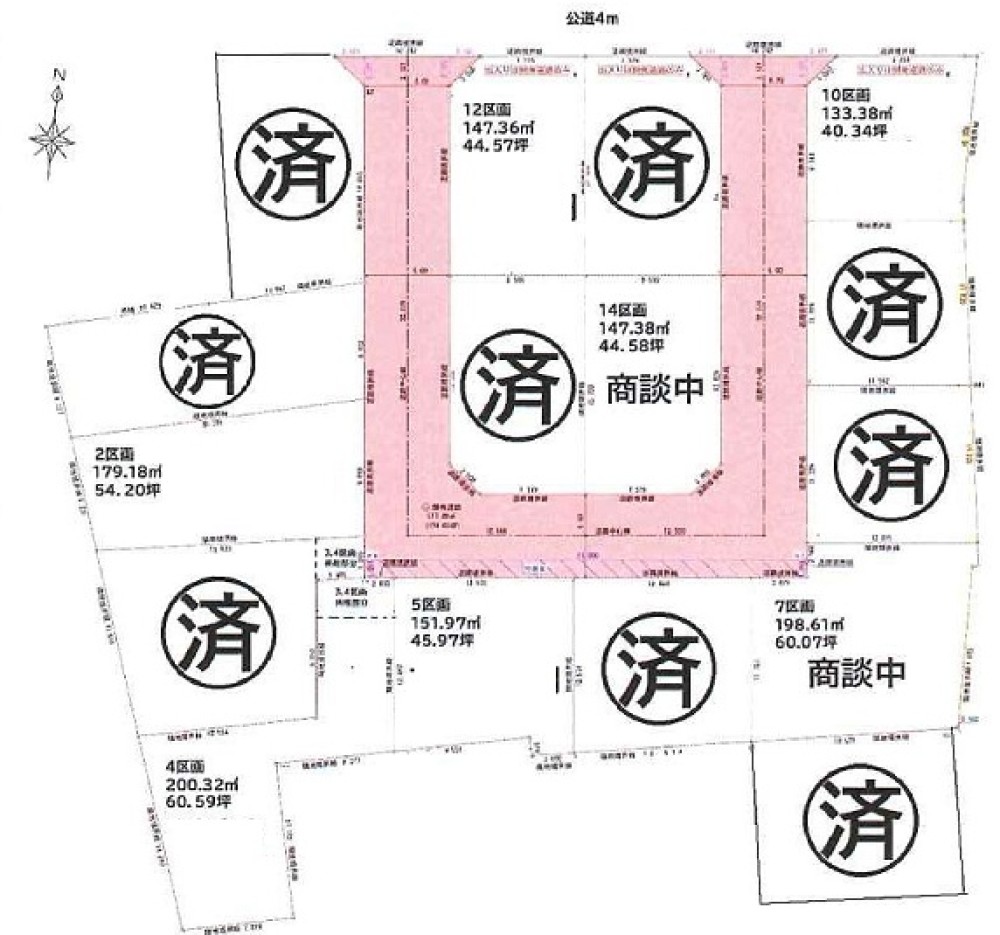 清須市清洲御舟頭　全15区画　5区画 画像1
