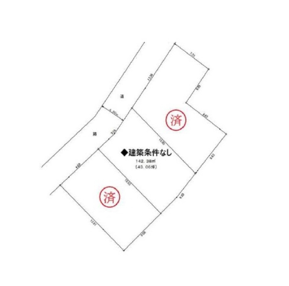 丹羽郡扶桑町柏森甲寺裏　全3区画　B区画 画像1