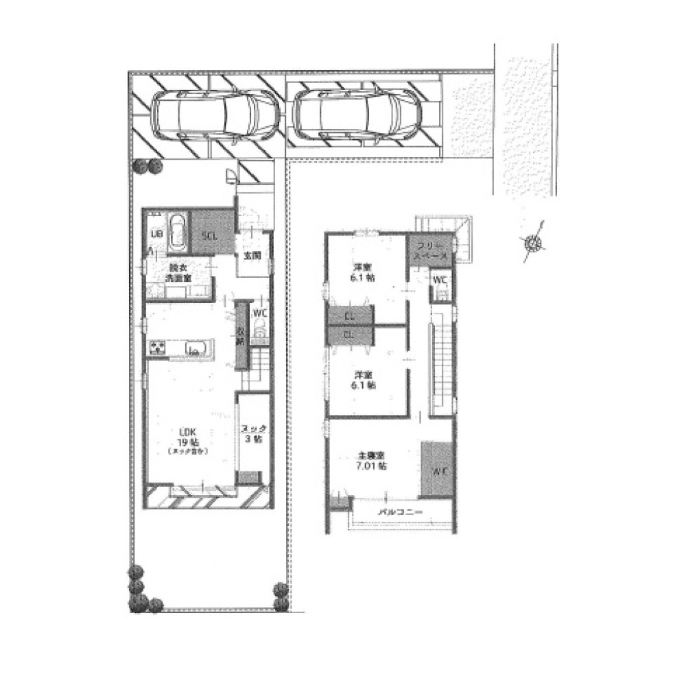 春日井市八田町　全5棟　D区画 画像2