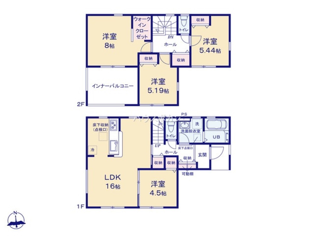 一宮市大赤見　赤見小学校西　全3棟　2号棟 画像4