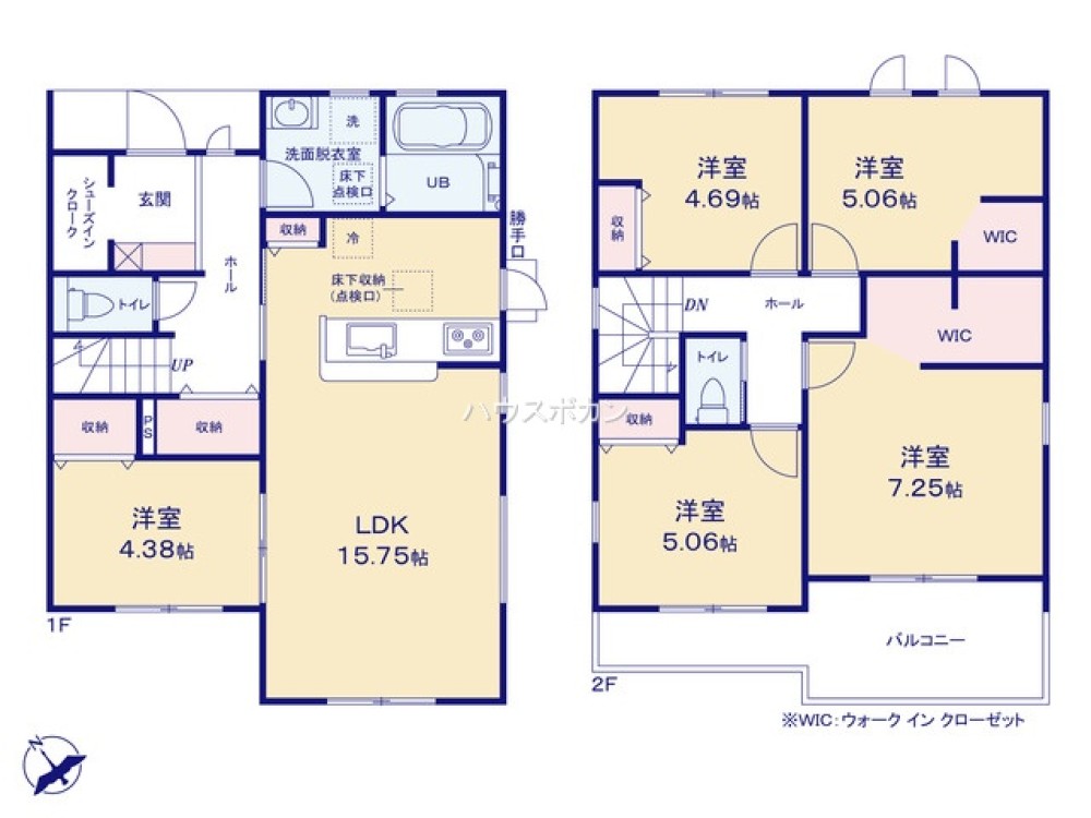 一宮市西大海道　全3棟　1号棟 画像4