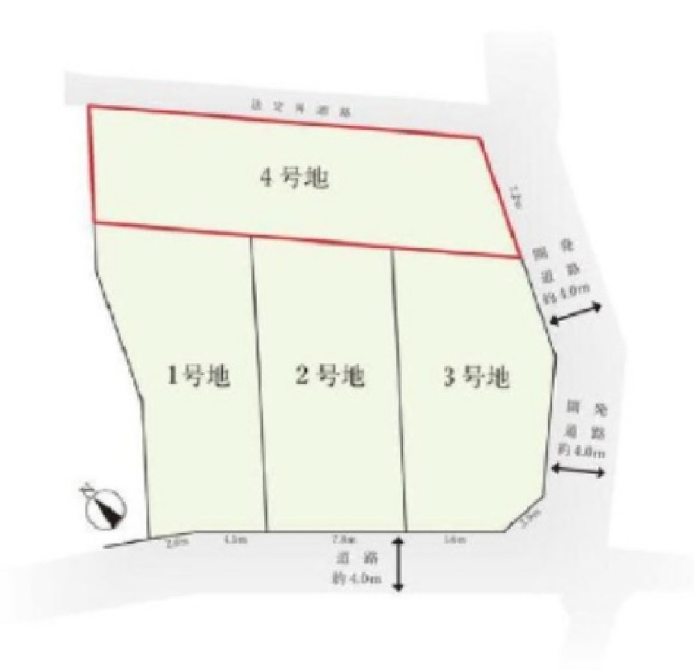 豊田市上野町　全4区画　4号地 画像6