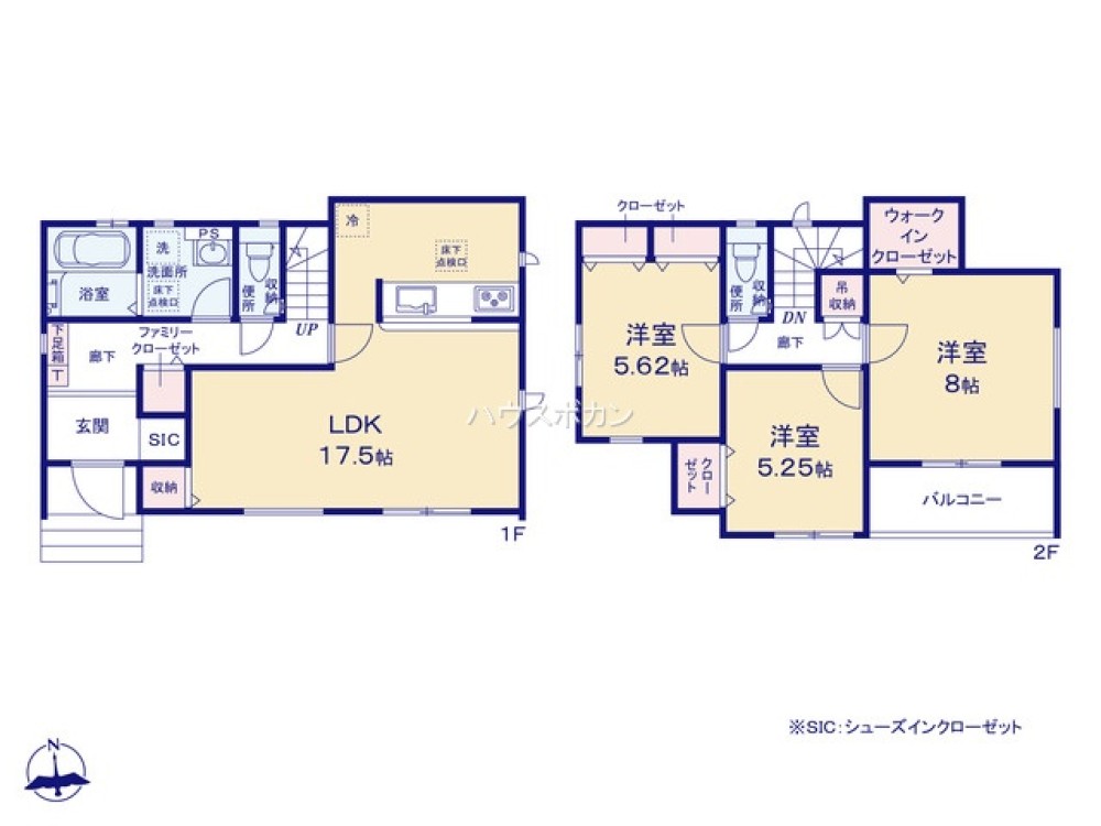 全居室収納豊富・ゆとりのある間取り◎
