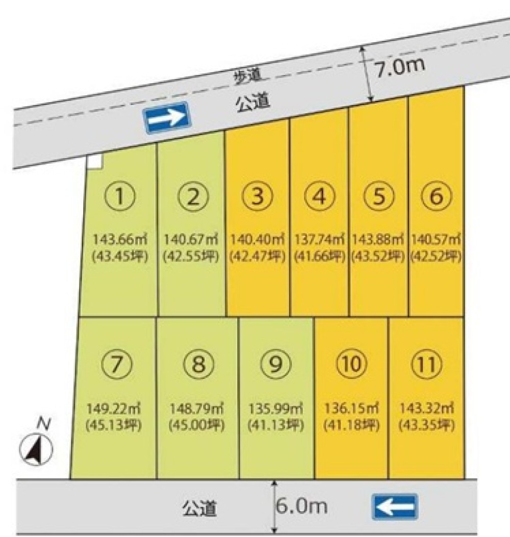 春日井市林島町　全11区画　2区画 画像1