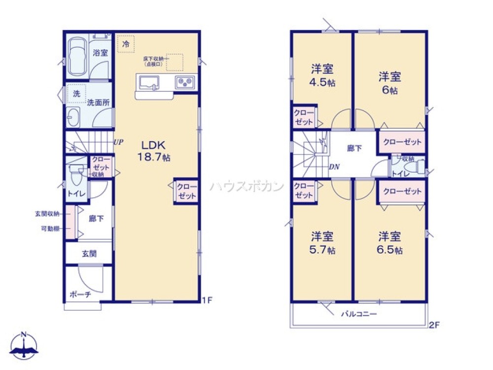 春日井市高蔵寺町第5　全2棟　1号棟 画像4