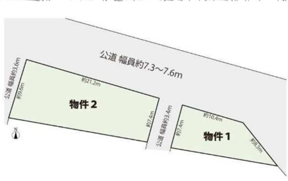 北名古屋市鍜治ケ一色村内東　全2区画　1区画 画像1