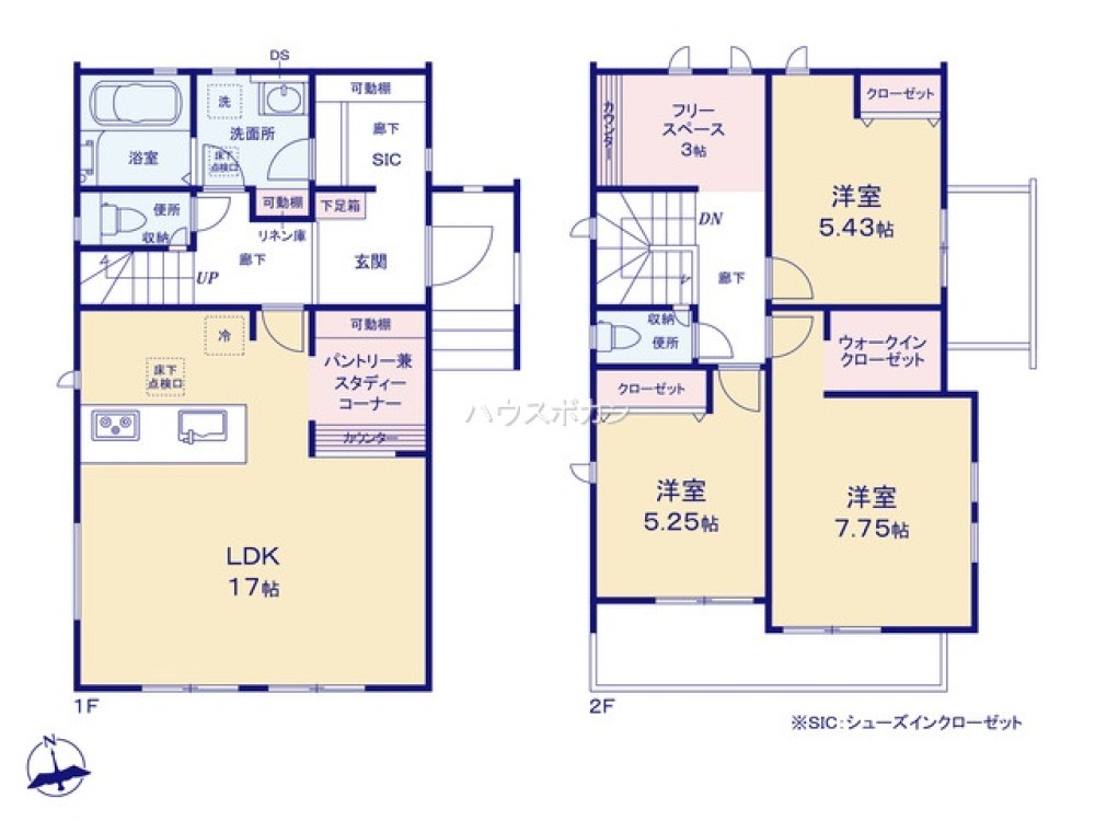 全居室収納豊富・ゆとりのある間取り◎